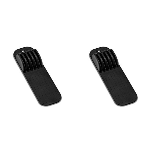 2PK Madesmart Small In-Drawer Knife Mat Carbon 38x11cm