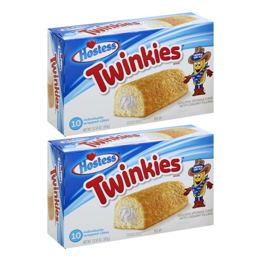 2x 10pc 385g Hostess Twinkies Pack