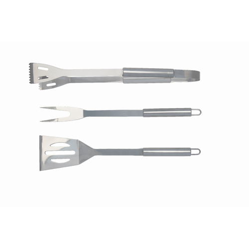3pc Euro Line Mini BBQ Set Turner, Tongs & Fork