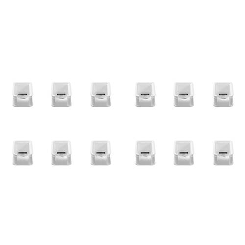 12PK Boxsweden Heavy Duty Stackable Tray Sleek Organiser 15x10x6.5cm Assorted