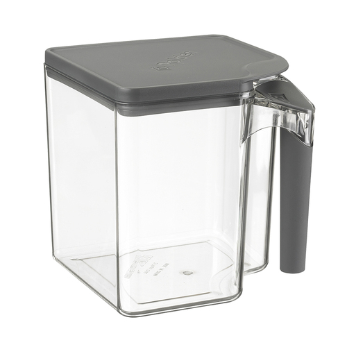 Polder Handle-It 2.65L/16cm Storage Canister - Clear/Grey
