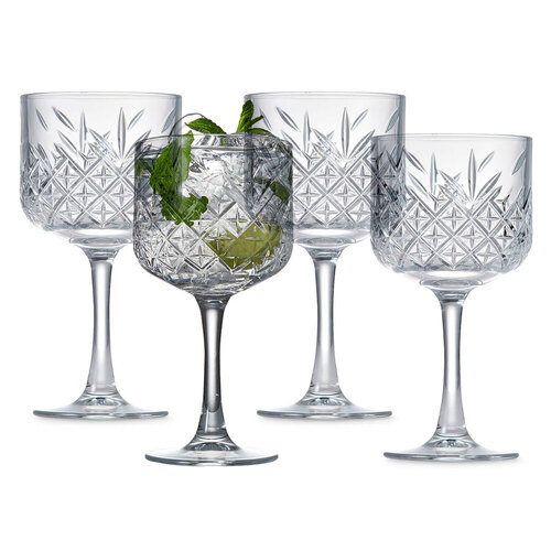 4pc Salt & Pepper 550ml Winston Cocktail Glasses