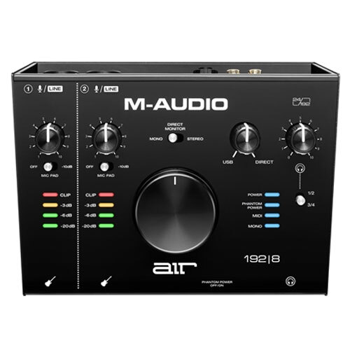 M-Audio Air 192/8 USB 2x4 Audio Interface Monitoring w/ MIDI