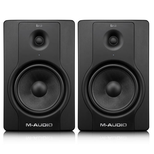 M-Audio BX8 D3 Powered Studio Speakers 8 Driver Pair Black