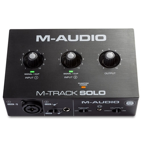 M-Track Solo M-Audio Solo48-KHz USB Audio Interface 2-Channel