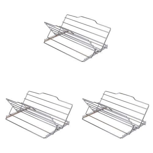3PK Appetito Adjustable Roasting Rack Home Kitchen Cooking 25x19cm