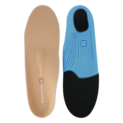Spenco Medics Diabetic Insole Shoes/Boots Cushion Inserts M 12-13.5
