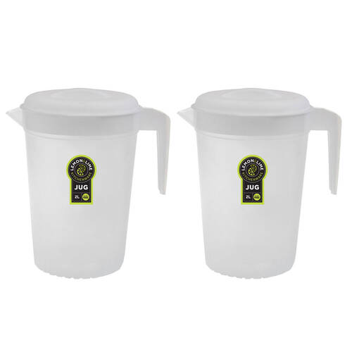 2PK Lemon & Lime 2L Plastic Jug