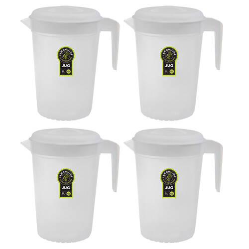 4PK Lemon & Lime 2L Plastic Jug