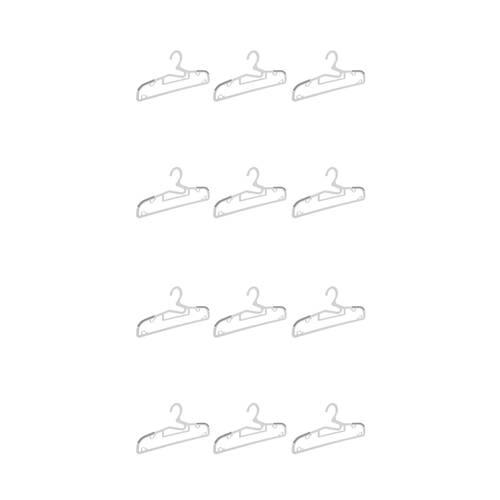 12x 3pc Boxsweden Space Saving Non-Slip Hanger w/ Strap Hooks 39cm Assorted