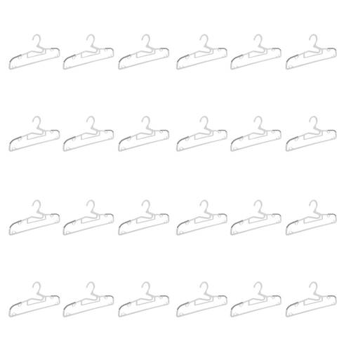 24x 3pc Boxsweden Space Saving Non-Slip Hanger w/ Strap Hooks 39cm Assorted