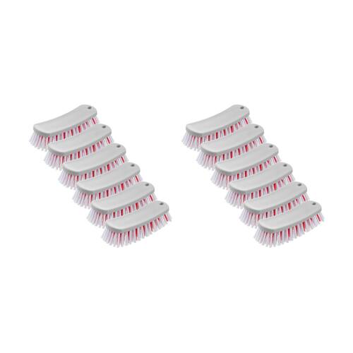 12PK Boxsweden Prime Essentials Hand Scrubbing Brush w/ Comfort Grip Cleaning