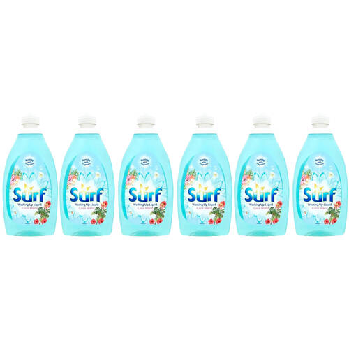 6PK Surf Dishwashing Liquid Coco Island Grease Cleaner 500ml