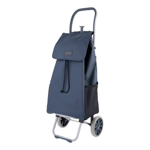 Sachi Cosmo Weatherproof Durable Grocery Wheeled Shopping Trolley 38L Indigo