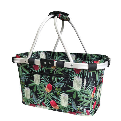 Sachi Two Handle Lightweight Stylish Carry Basket 49x27x25cm Banksia
