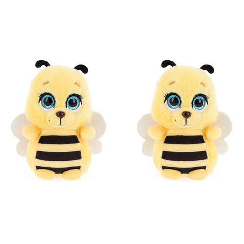 2PK Motsu 14cm Bumble Bee Stuffed Animal Plush Kids/Children Soft Toy