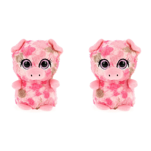 2PK Motsu 14cm Pig Stuffed Animal Plush Kids/Children Soft Toy