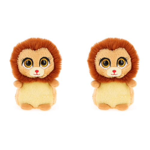 2PK Motsu 14cm Lion Stuffed Animal Plush Kids/Children Soft Toy