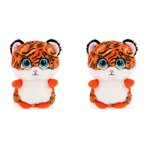 2PK Motsu 14cm Tiger Stuffed Animal Plush Kids/Children Soft Toy