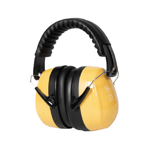 AgBoss Heavy Duty Industrial Earmuff One-Size Yellow and Black