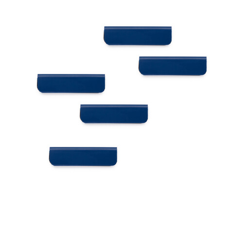 5PK Durable Durafix 6cm Self-Adhesive Magnetic Clip - Navy