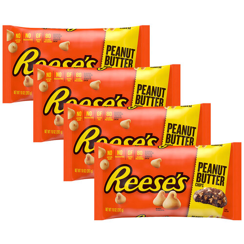 4x Reese's Peanut Butter Baking Chips 283g 