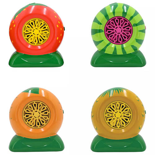 4PK Maxx Bubbles Mini Fruit Bubble Blowers w/ Scented Solution 4oz Assorted 3y+