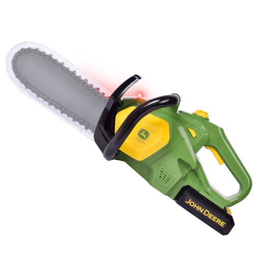 John Deere Motorised Chainsaw Kids Pretend Play Outdoor Toy 3y+
