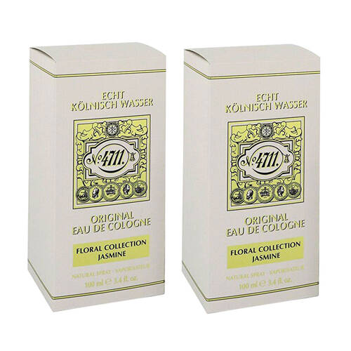 2PK Mulhens 4711 Original 100ml Eau De Cologne Floral Jasmine For Women