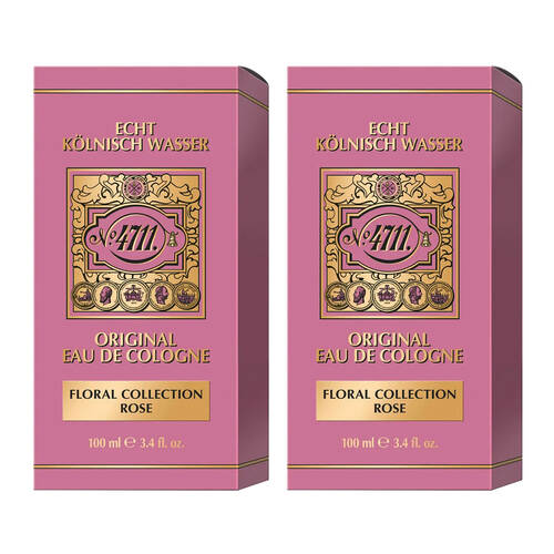 2PK Mulhens 4711 Original 100ml EDC Eau De Cologne Floral Rose For Women
