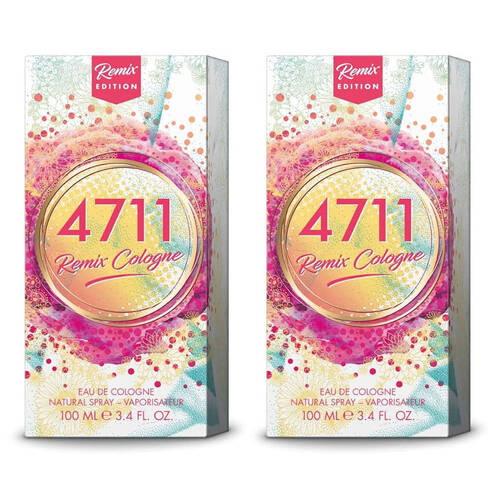 2PK Mulhens 4711 Remix Neroli 100ml EDC Eau De Cologne For Women