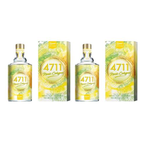 2PK 4711 Remix Zitrone EDC Eau De Cologne Unisex 100ml