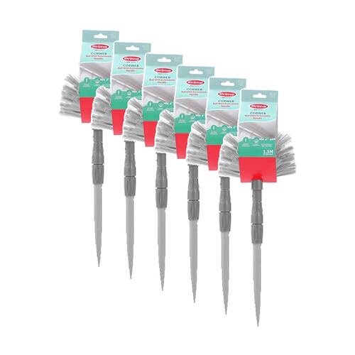 6PK Boxsweden Prime Cobweb Ball Brush w/ Ext Handle for Cleaning Assorted
