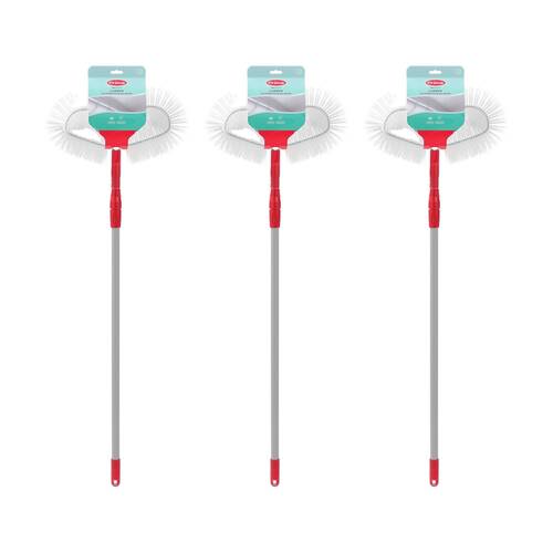 3PK Boxsweden Prime Cobweb Brush Telescopic Handle for Cleaning Assorted