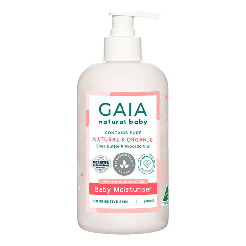 Gaia 500ml Natural Baby Moisturiser 0m+
