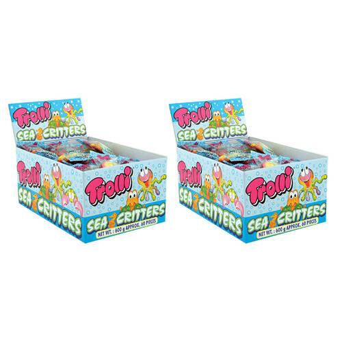 2x 60PK Trolli Sea Critters 9g Candy