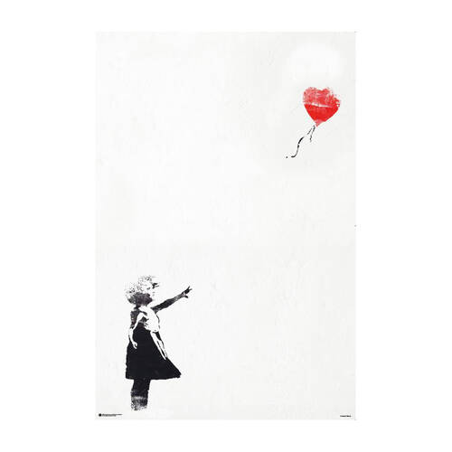 Impact Merch Banksy Balloon Girl Poster 91.5x61cm Wall Decor