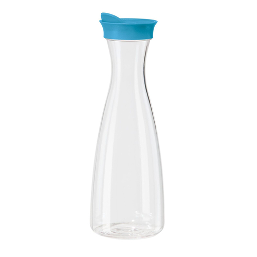 Oggi 1.6L Juice Carafe Plastic Pitcher Jug Flip Open Aqua Lid