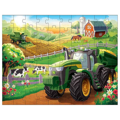 70pc John Deere Farm Kids Puzzle 4y+