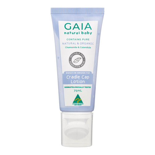 Gaia 75ml Natural Baby Cradle Cap Lotion 0m+