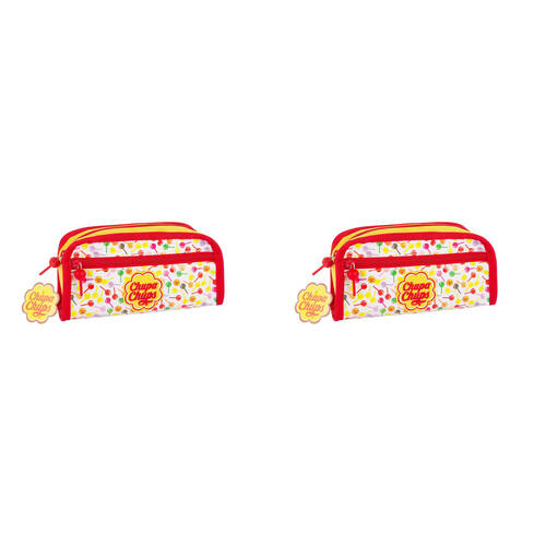 2PK Chupa Chups Pencil Case Kids Pen/Pencil Storage Pouch