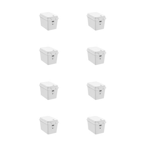 8PK Boxsweden Tote Mini Storage Stackable Box 14L 36x24.5x25.5cm Assorted