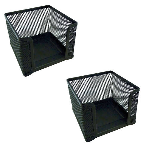 2PK Esselte Mesh Memo Holder Black