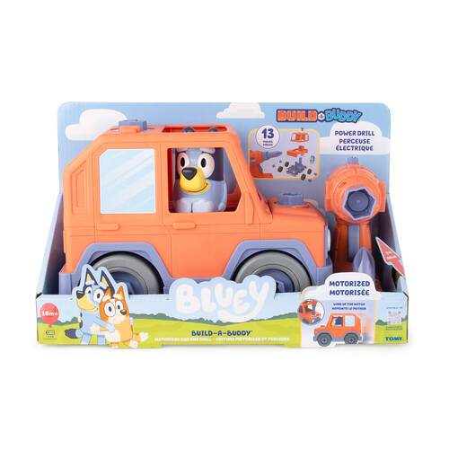 Bluey Build a Buddy Vehicle Childrens Construction Building Toy Orange