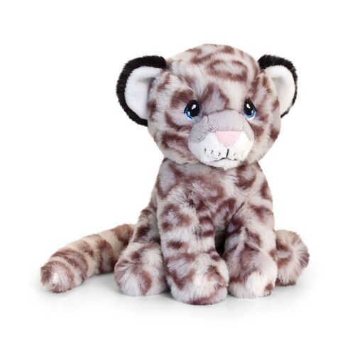 Snow Leopard (Keeleco) Kids 18cm Soft Toy 3y+