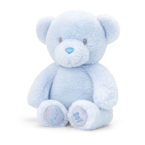 Keeleco 20cm Nursery Baby Bear Soft Toy Kids 0m+ Blue
