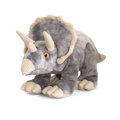 Keeleco 38cm Wild Dinosaur Triceratops Kids Soft Toy 3y+