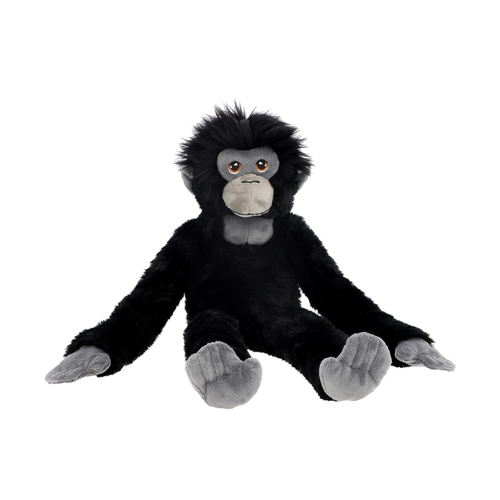 Keeleco Siamang Longarms Soft Animal Plush Kids Toy 50cm - Black 3+
