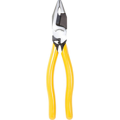 UNIVERSAL PLIER WITH SHEAR-CUT ACTION CRESCENT