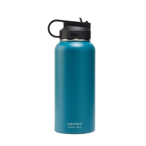 Wiltshire Insulated Reusable Stainless Steel Bottle Teal 900ml
